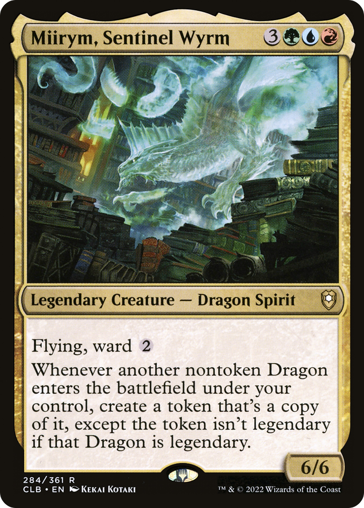 Miirym, Sentinel Wyrm (CLB-284) [Commander Legends: Battle for Baldur's Gate] Foil