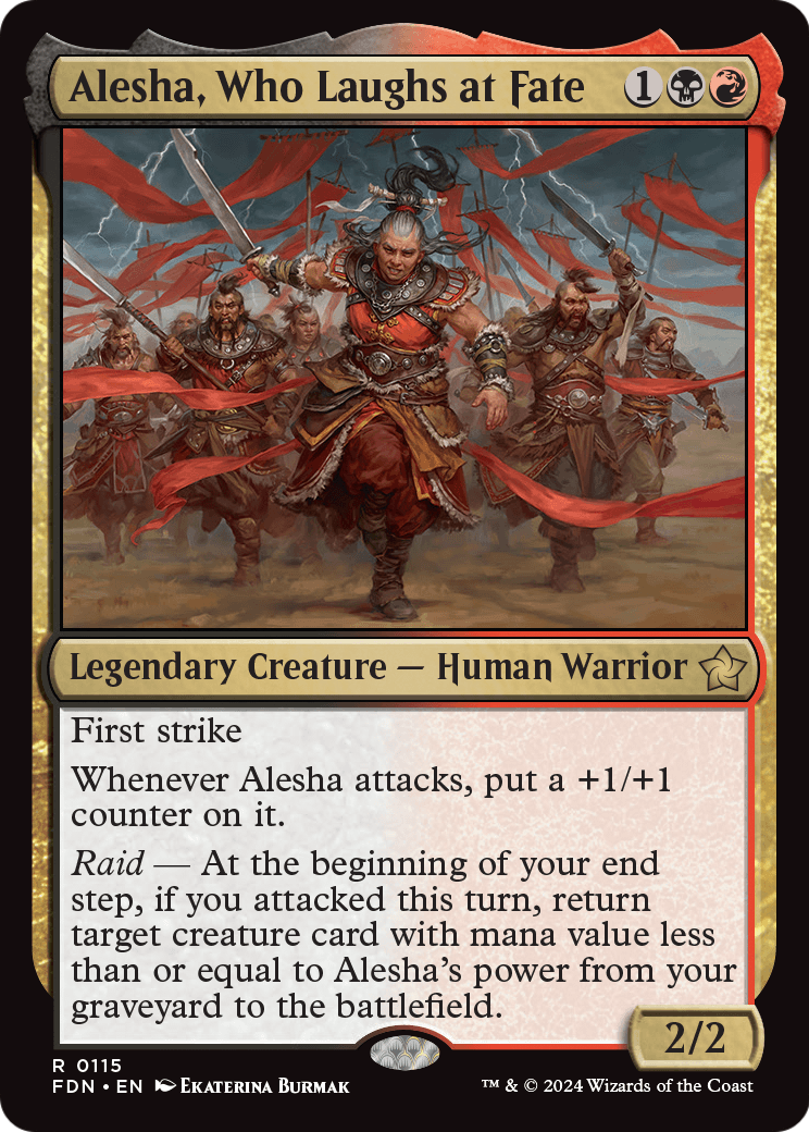 Alesha, Who Laughs at Fate (FDN-115) [Foundations]