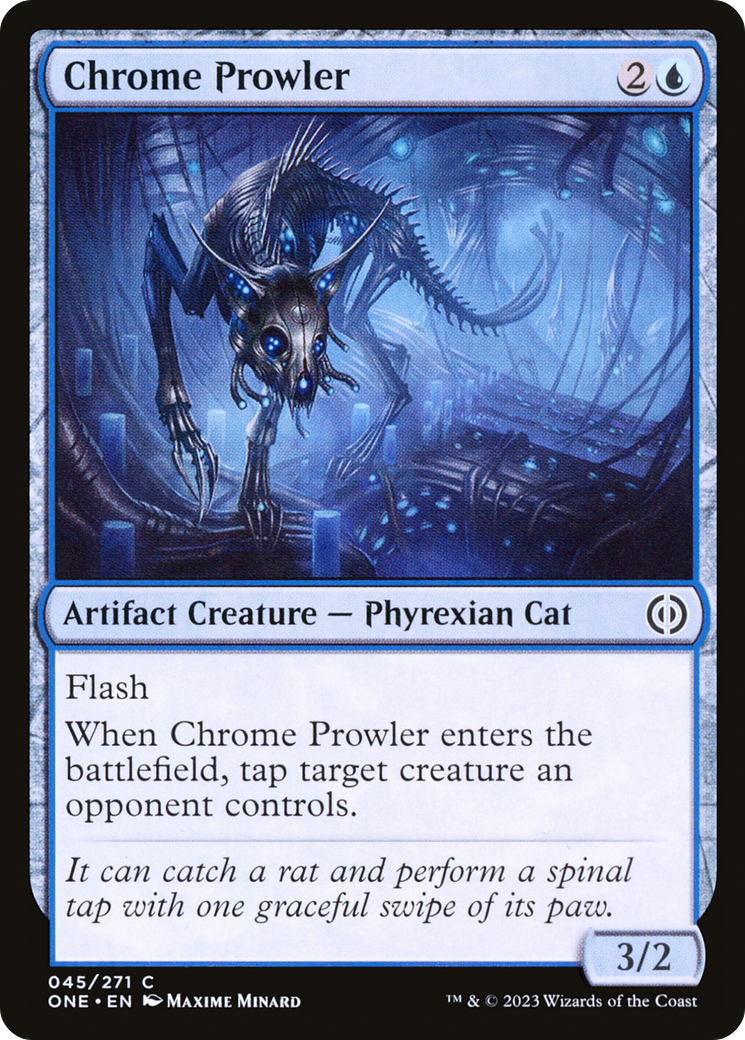 Chrome Prowler (ONE-045) [Phyrexia: All Will Be One] Foil