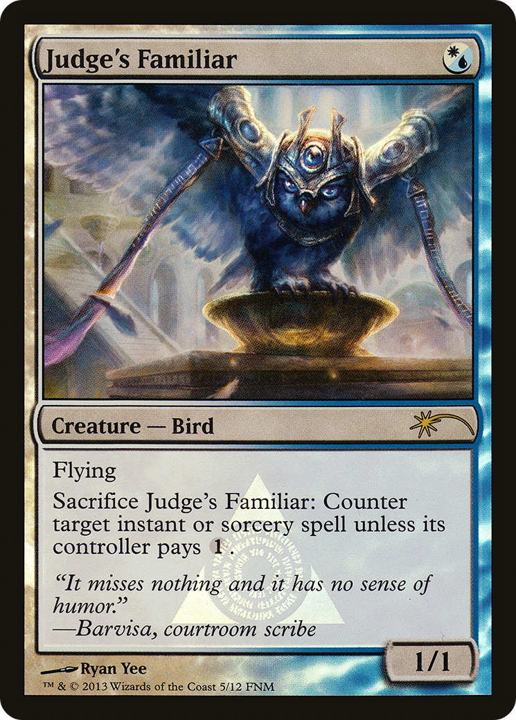 Judge's Familiar [Friday Night Magic 2013] Foil