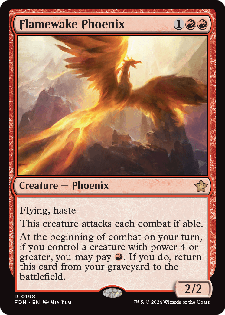 Flamewake Phoenix (FDN-198) [Foundations]