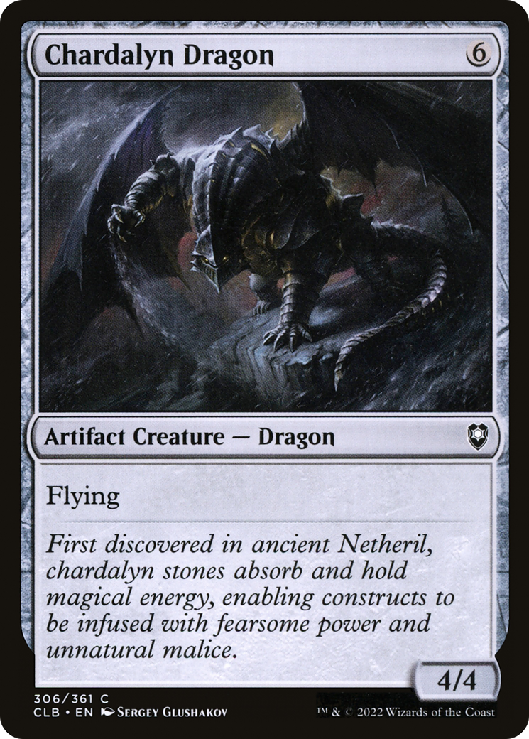 Chardalyn Dragon (CLB-306) [Commander Legends: Battle for Baldur's Gate] Foil