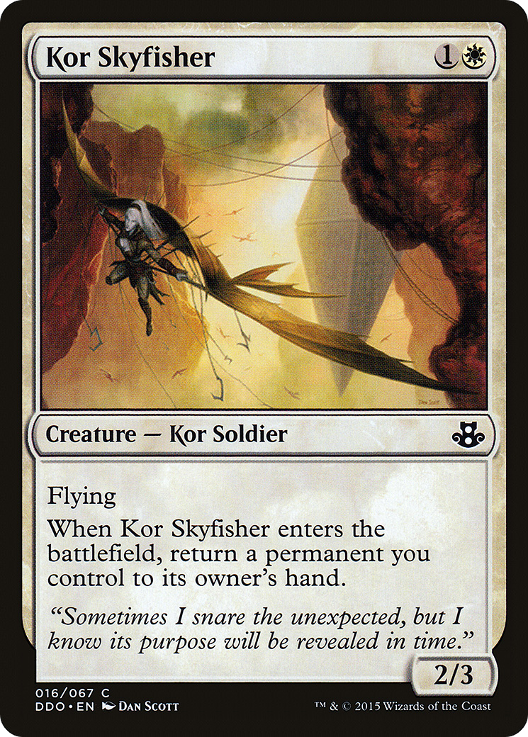 Kor Skyfisher (DDO-016) [Duel Decks: Elspeth vs. Kiora]