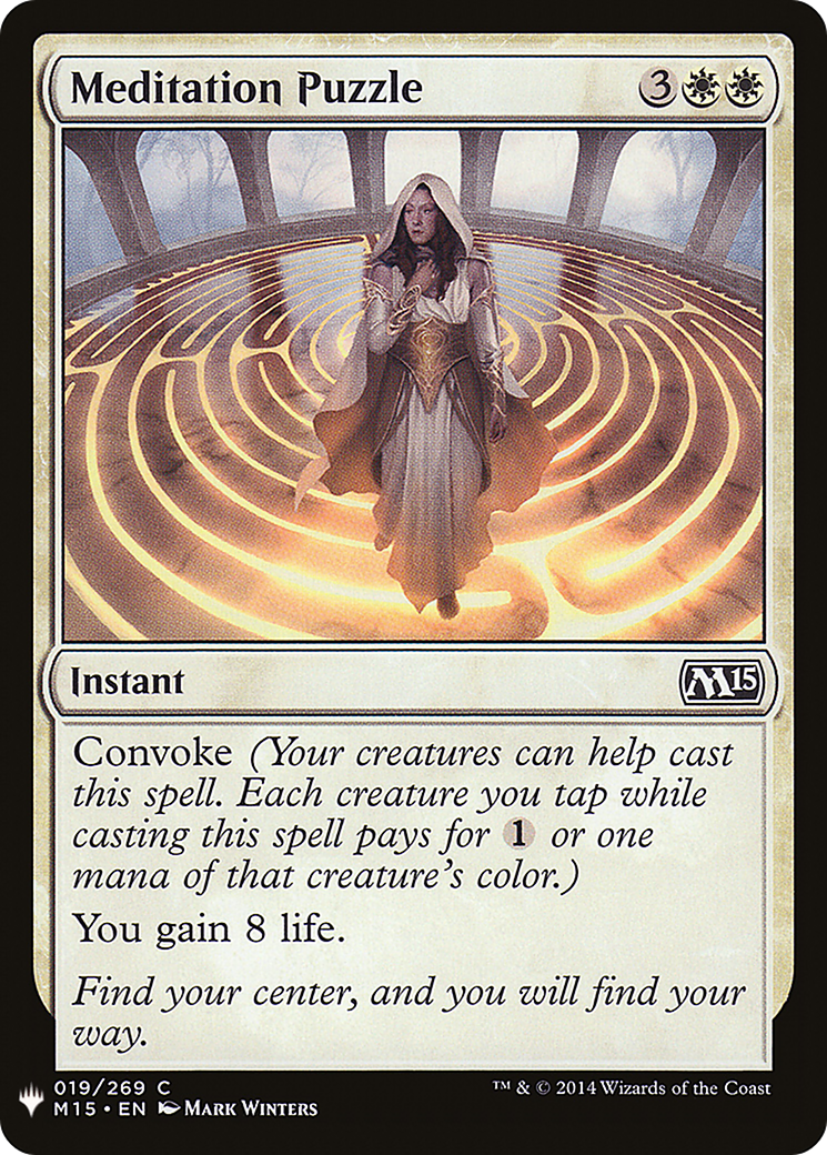 Meditation Puzzle (LIST-M15-19) [The List]