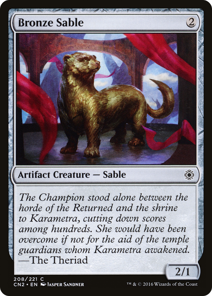 Bronze Sable (CN2-208) [Conspiracy: Take the Crown]