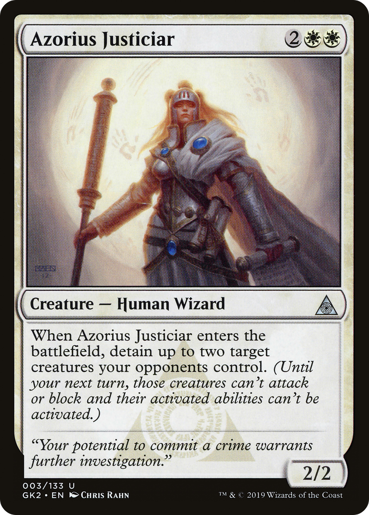 Azorius Justiciar (GK2-003) [RNA Guild Kit]