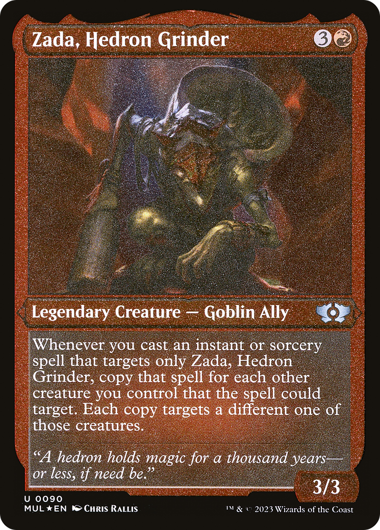 Zada, Hedron Grinder (Foil Etched) (MUL-090) [Multiverse Legends] Foil