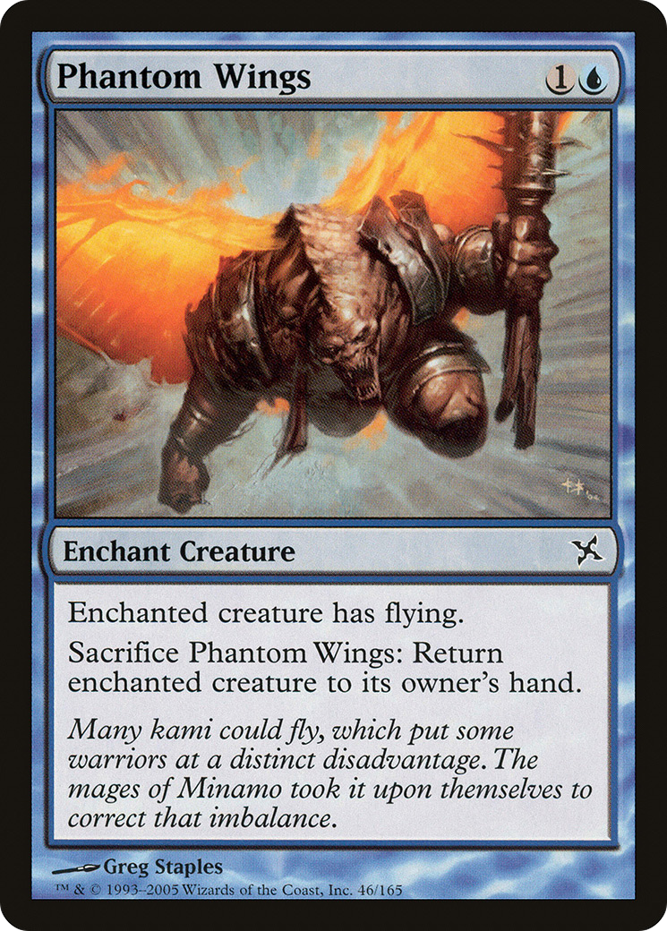 Phantom Wings (BOK-046) [Betrayers of Kamigawa] Foil