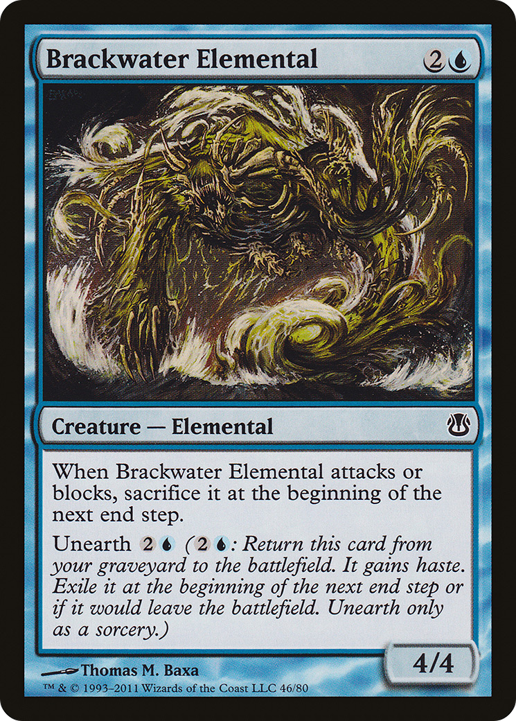 Brackwater Elemental (DDH-046) [Duel Decks: Ajani vs. Nicol Bolas]
