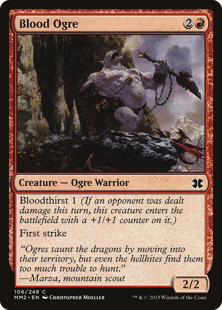 Blood Ogre (MM2-106) [Modern Masters 2015]
