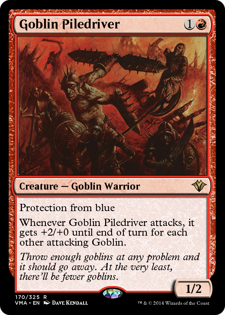 Goblin Piledriver (VMA-170) [Vintage Masters] Foil