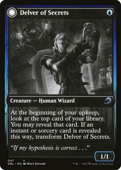 Delver of Secrets (DBL-047) [Innistrad: Double Feature]