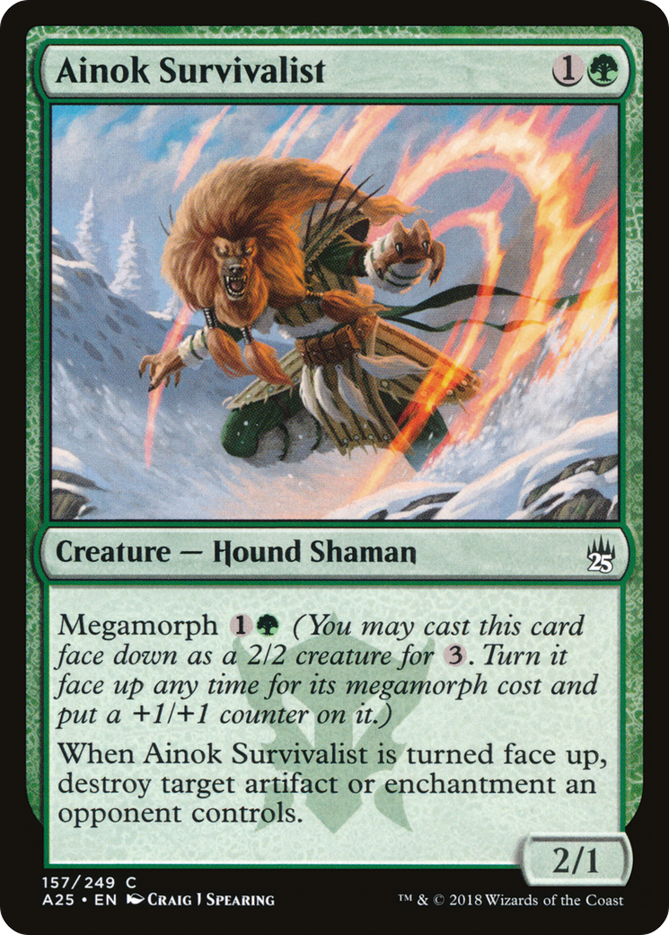 Ainok Survivalist (A25-157) [Masters 25] Foil