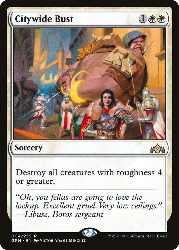 Citywide Bust (GRN-004) [Guilds of Ravnica] Foil