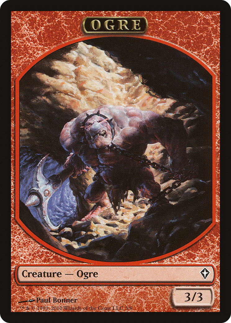 Ogre Token (WWK-003) [Worldwake Tokens]