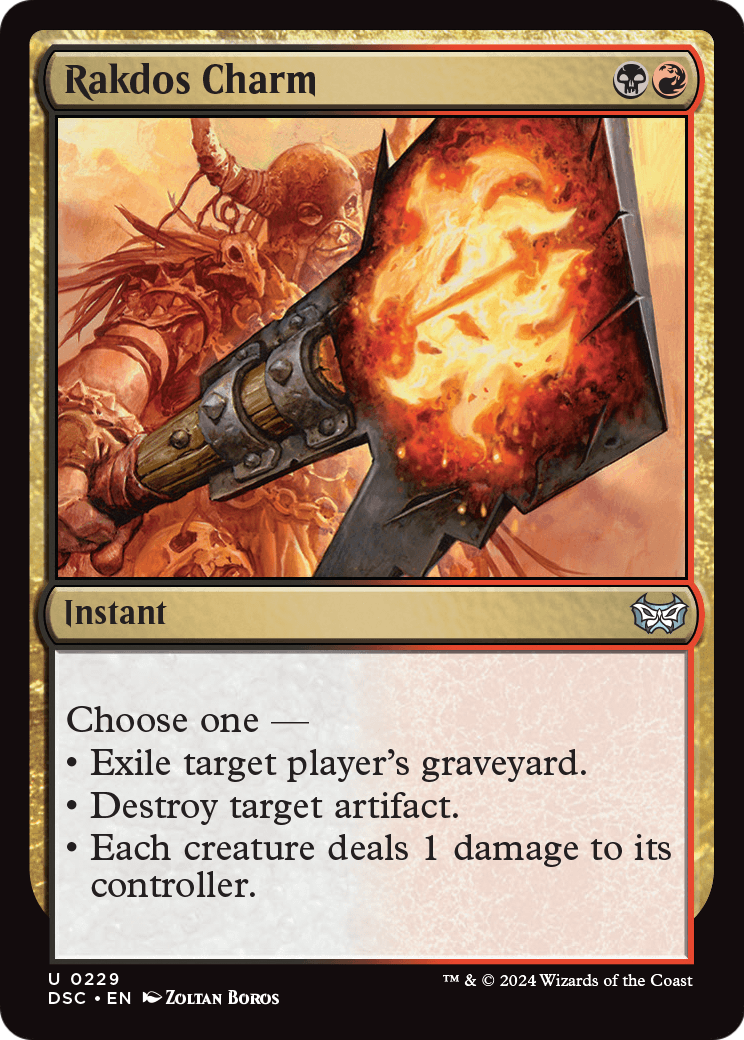 Rakdos Charm (DSC-229) [Duskmourn: House of Horror Commander]