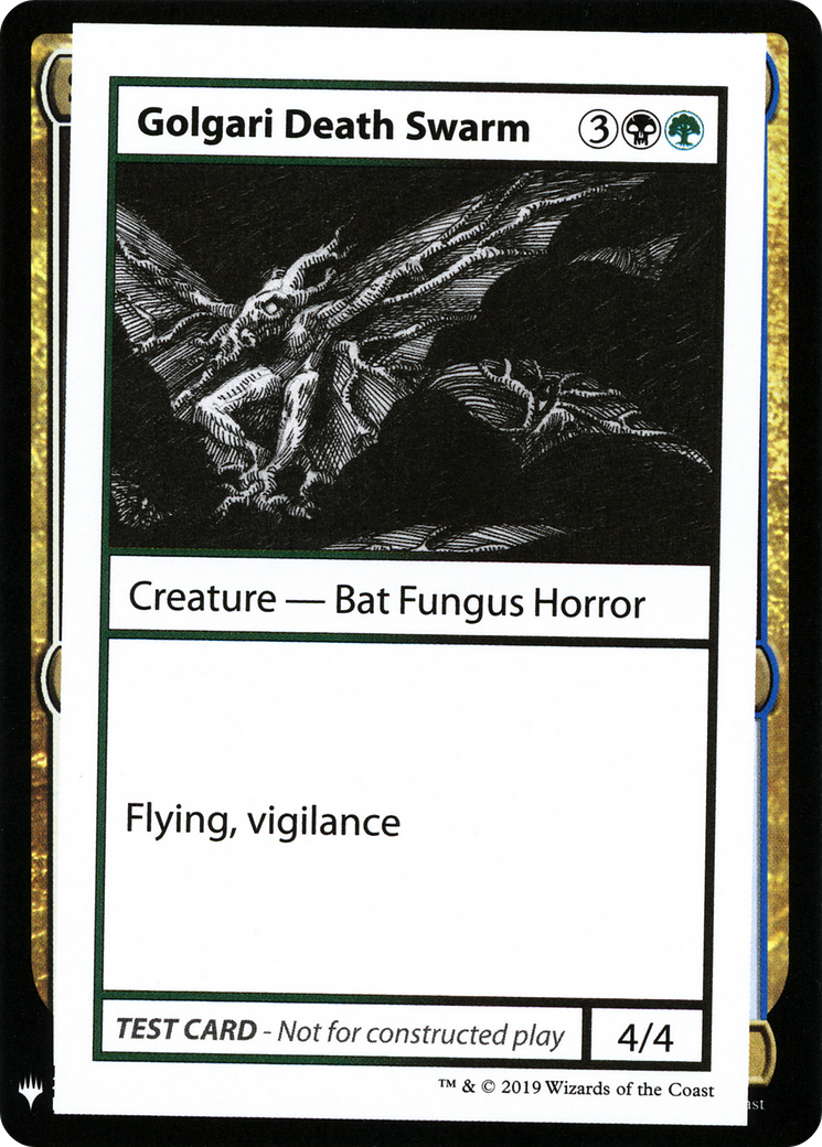Golgari Death Swarm [Mystery Booster Playtest Cards 2019]