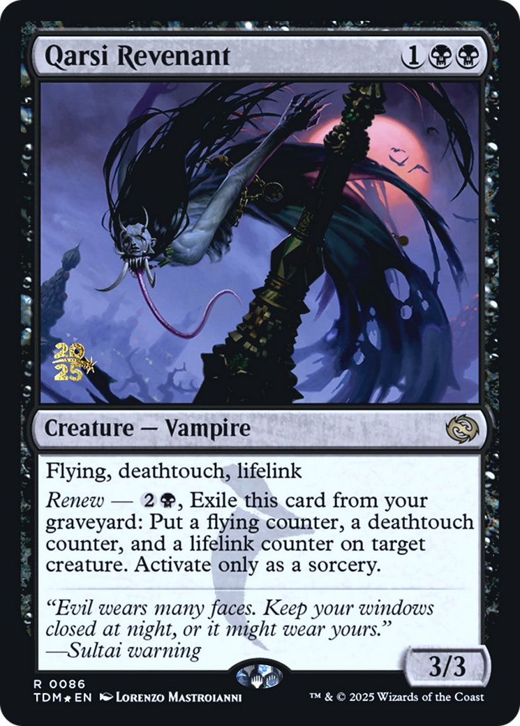 Qarsi Revenant (PRE-086) [Prerelease Cards] Foil