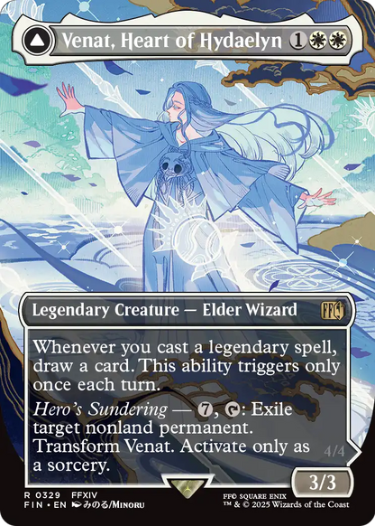 Venat, Heart of Hydaelyn (Borderless) (FIN-329) [FINAL FANTASY] Foil