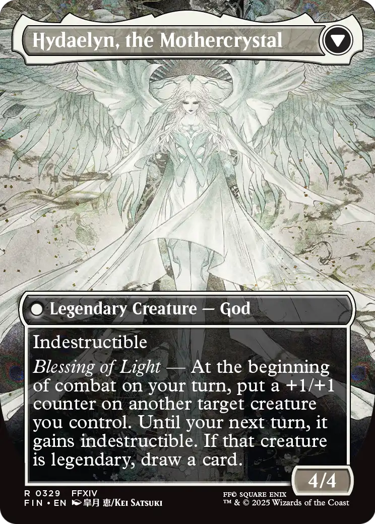 Venat, Heart of Hydaelyn (Borderless) (FIN-329) [FINAL FANTASY] Foil