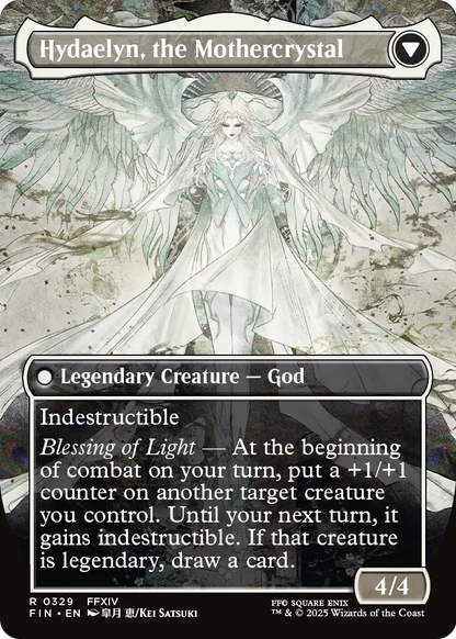 Venat, Heart of Hydaelyn (Borderless) (FIN-329) [FINAL FANTASY] Foil