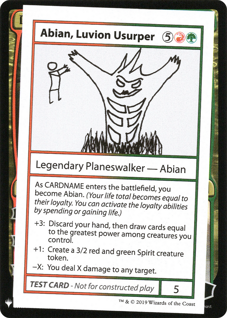 Abian, Luvion Usurper (CMB1-087) [Mystery Booster Playtest Cards 2019]