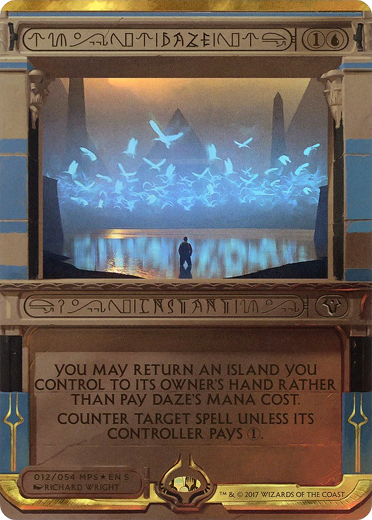 Daze (MPS2-012) (Borderless) [Amonkhet Invocations] Foil