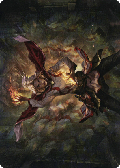 Delina, Wild Mage // Delina, Wild Mage (AAFR-031) (Borderless) [Adventures in the Forgotten Realms Art Series]