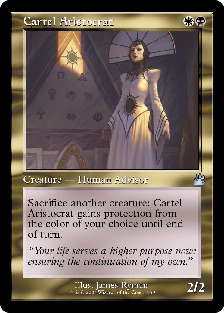 Cartel Aristocrat (Retro Frame) (RVR-359) [Ravnica Remastered]