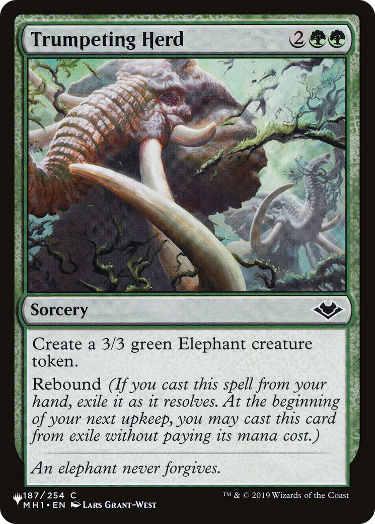 Trumpeting Herd (LIST-MH1-187) [The List]