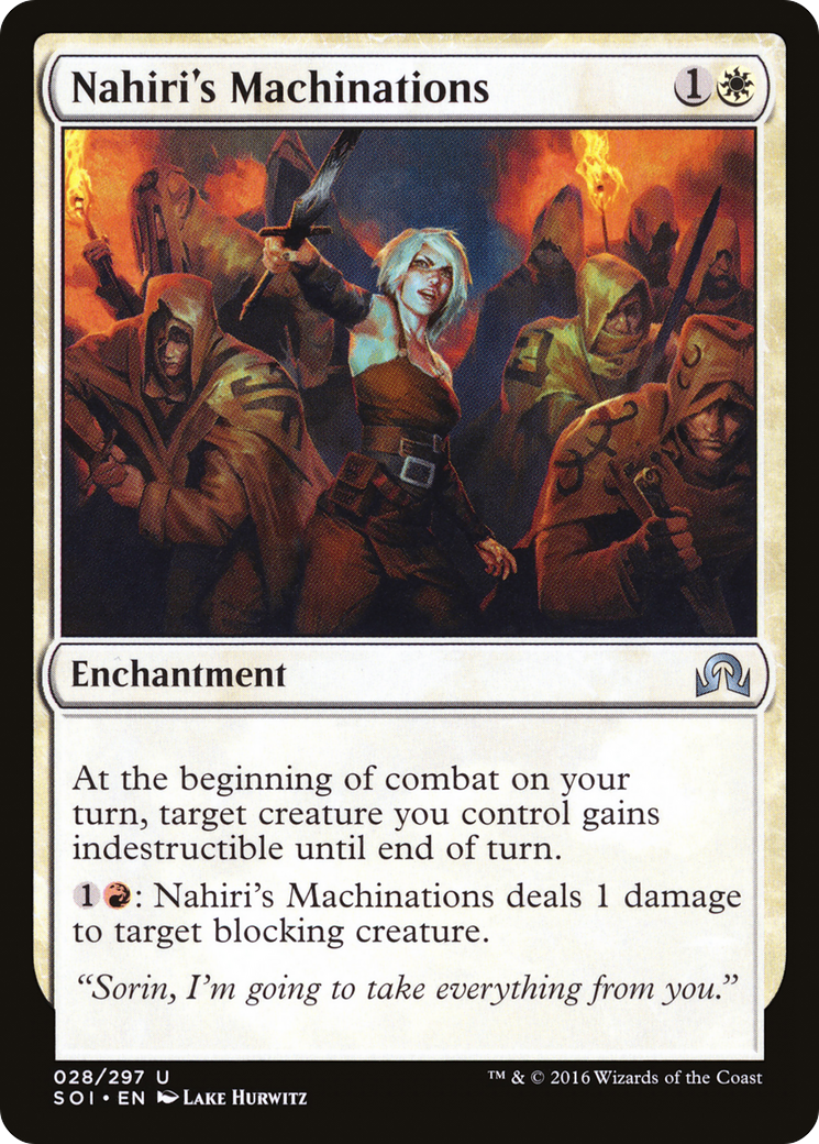 Nahiri's Machinations (SOI-028) [Shadows over Innistrad] Foil