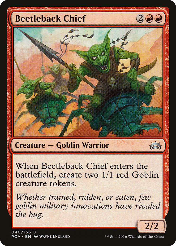 Beetleback Chief (PCA-040) [Planechase Anthology]