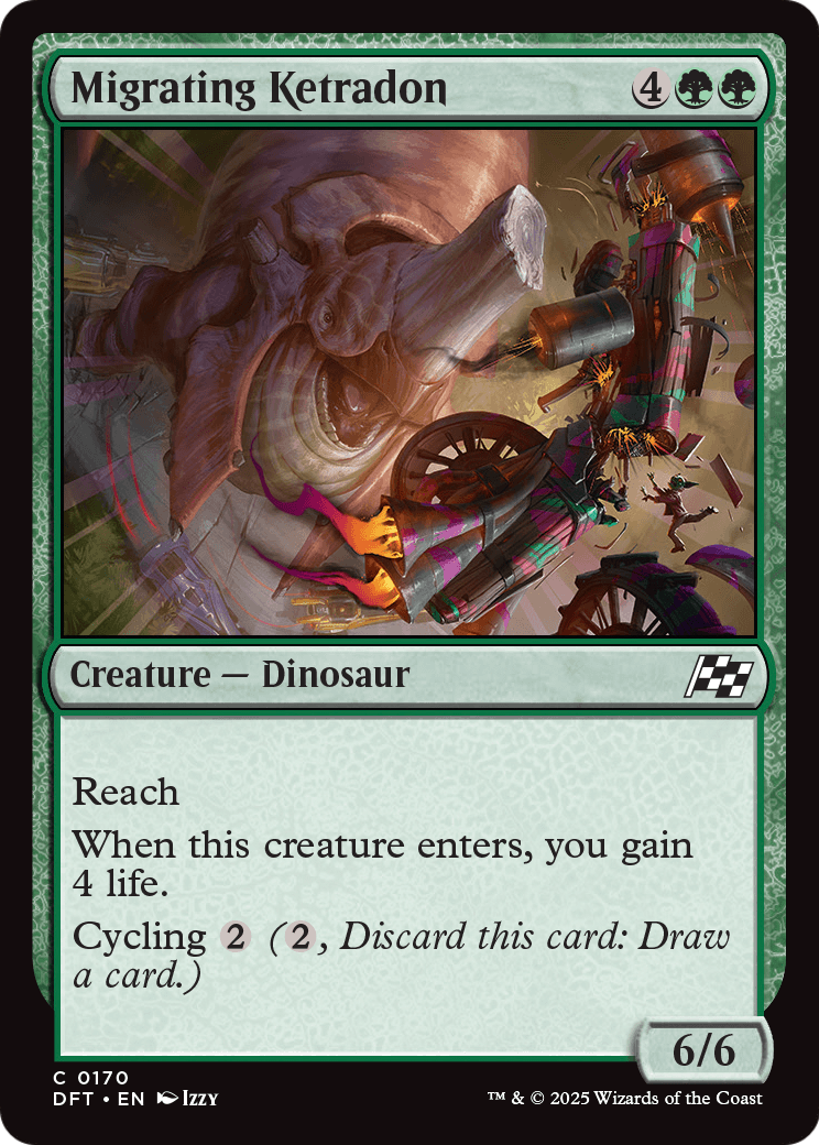 Migrating Ketradon (DFT-170) [Aetherdrift] Foil