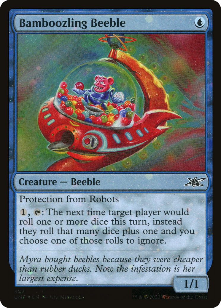Bamboozling Beeble (Galaxy Foil) (UNF-323) [Unfinity] Foil