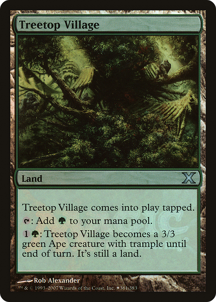 Treetop Village (WPN-002) [Tenth Edition Promos] Foil