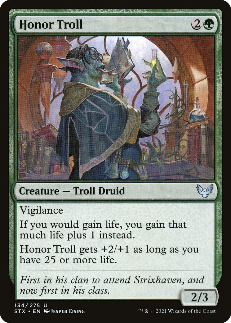 Honor Troll (STX-134) [Strixhaven: School of Mages]