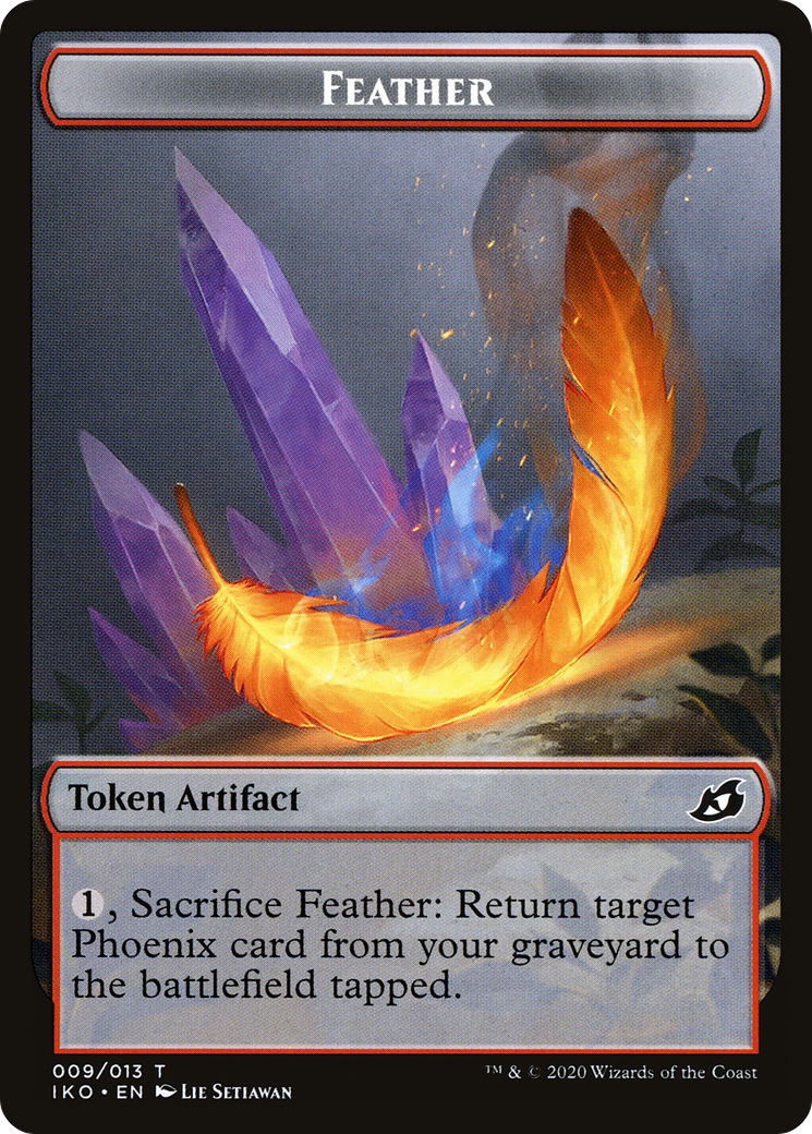 Feather (TIKO-009) [Ikoria: Lair of Behemoths Tokens]