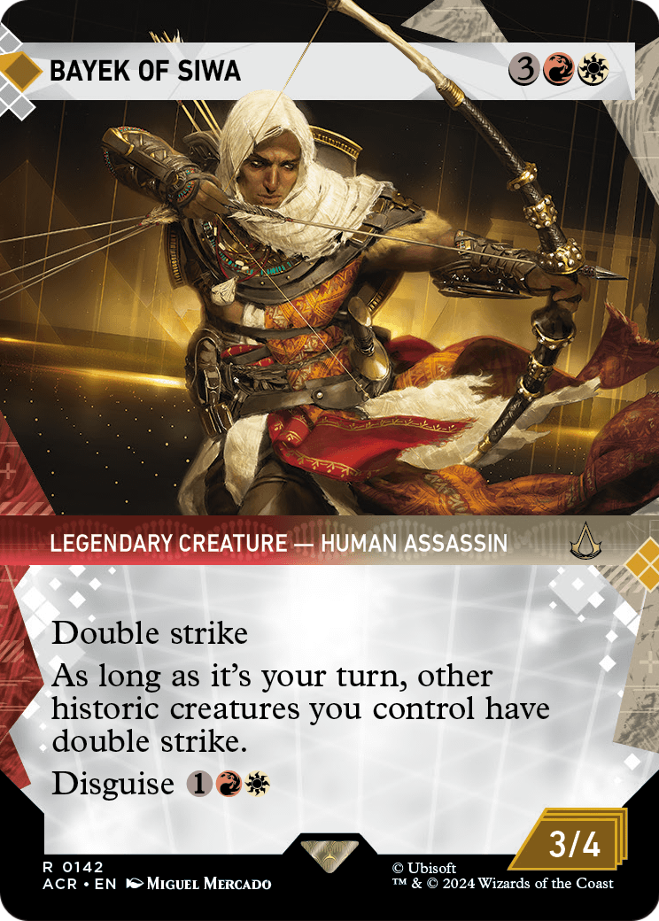 Bayek of Siwa (Showcase) (ACR-142) (Borderless) [Assassin's Creed]