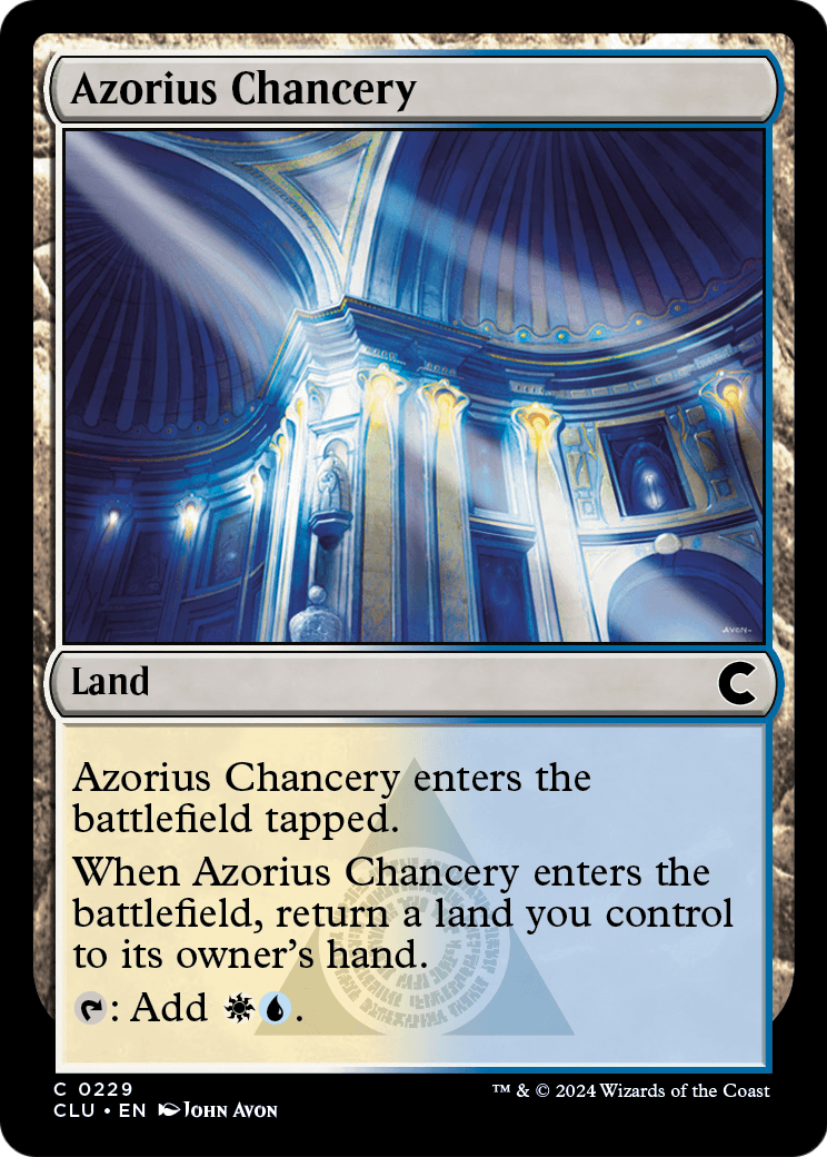 Azorius Chancery (CLU-229) [Ravnica: Clue Edition]