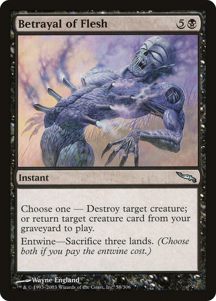 Betrayal of Flesh (MRD-058) [Mirrodin] Foil