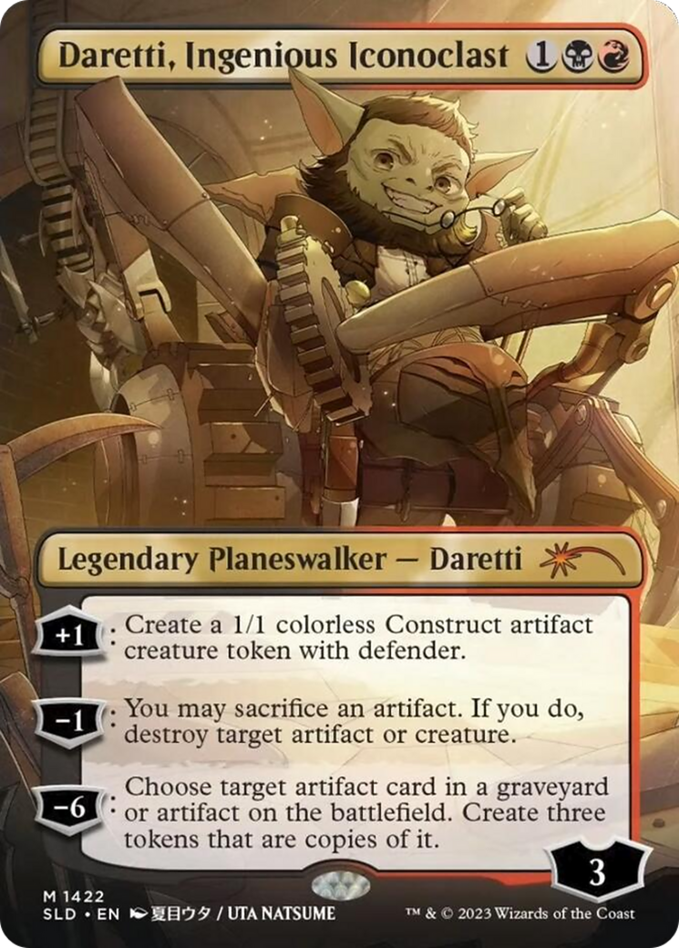 Daretti, Ingenious Iconoclast (Rainbow Foil) (SLD-1422) (Borderless) [Secret Lair Drop] Foil
