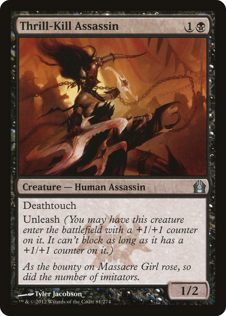 Thrill-Kill Assassin (RTR-081) [Return to Ravnica] Foil