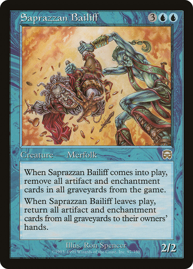 Saprazzan Bailiff (MMQ-097) [Mercadian Masques] Foil