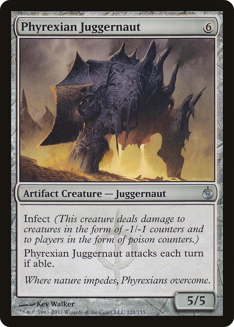 Phyrexian Juggernaut (MBS-121) [Mirrodin Besieged] Foil