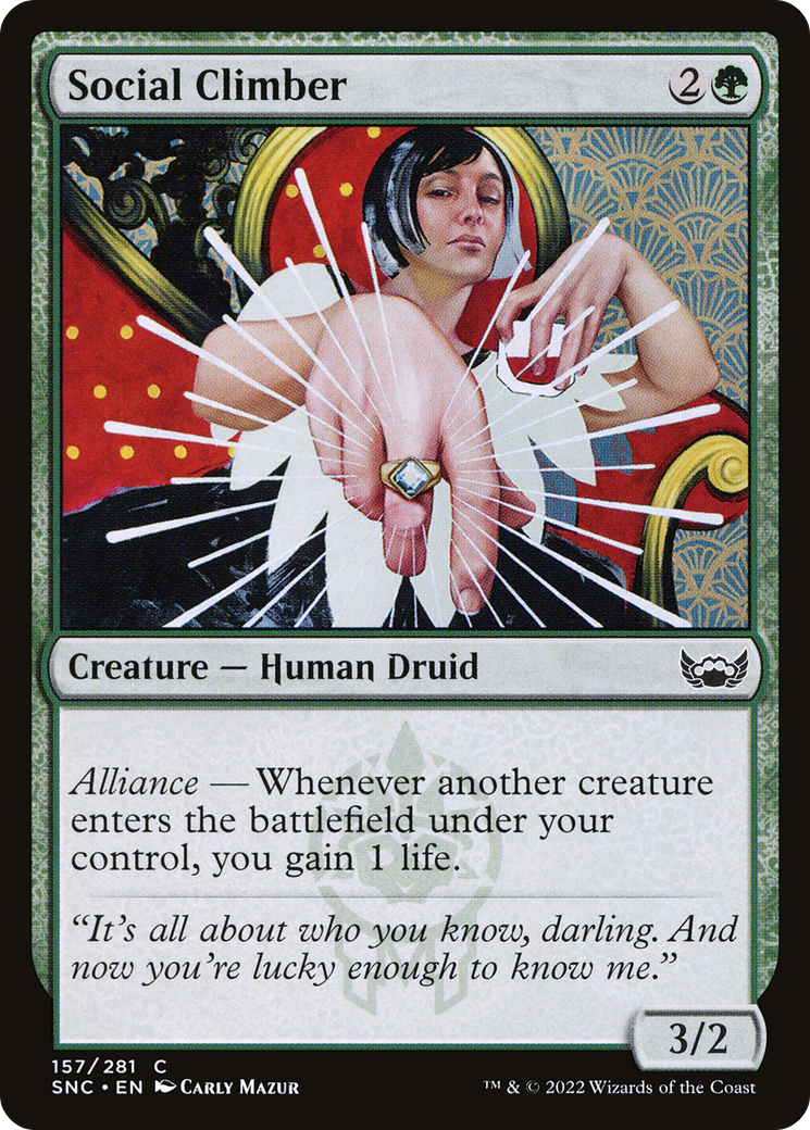 Social Climber (SNC-157) [Streets of New Capenna] Foil