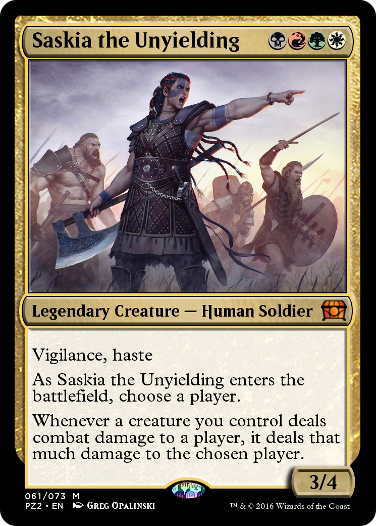 Saskia the Unyielding (PZ2-061) [Treasure Chest]
