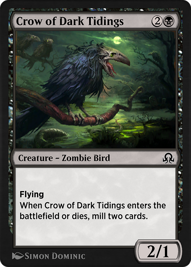 Crow of Dark Tidings (SIR-104) [Shadows over Innistrad Remastered]