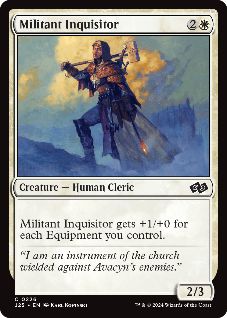 Militant Inquisitor (J25-226) [Foundations Jumpstart]