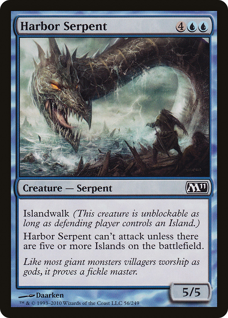 Harbor Serpent (M11-056) [Magic 2011] Foil