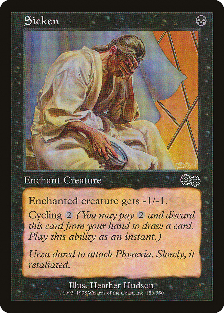 Sicken (USG-156) [Urza's Saga]